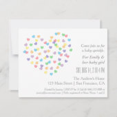 Colorful Modern Baby Sprinkle Invitations Kaart (Voorkant)