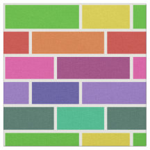 Colorful Modern Brick Geometric Pattern