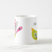 Colorful Modern Early Bird  Koffiemok (Center)