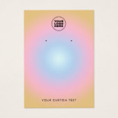 Colorful Modern Earring Display Kaart (Voorkant)