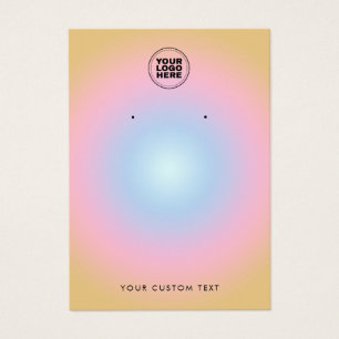 Colorful Modern Earring Display Kaart