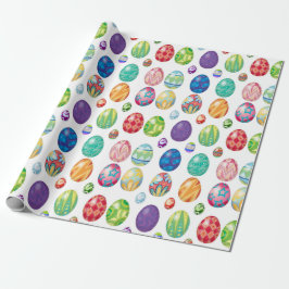 Colorful Modern Easter Eggs Pattern | FEESTDAGEN Cadeaupapier