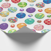 Colorful Modern Easter Eggs Pattern | FEESTDAGEN Cadeaupapier (Hoek)