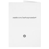 Colorful modern florale bloemen waterverf (Achterkant)