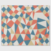 Colorful Modern Geometric Abstract Patroon Cadeaupapier (Vlak)