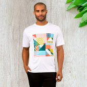 Colorful Modern Geometric Abstract Patroon T-shirt