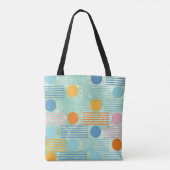 “Colorful Modern Geometric ” Boodschappentas Tote Bag (Achterkant)