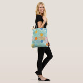 “Colorful Modern Geometric ” Boodschappentas Tote Bag (Op model)