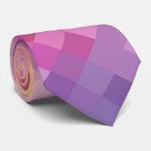 Colorful Modern Geometric Diamond Pattern #13 Stropdas (Opgerold)