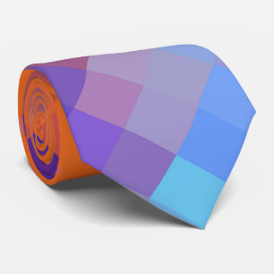Colorful Modern Geometric Diamond Pattern #17 Stropdas