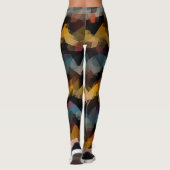 Colorful Modern Geometric Pattern #20 Leggings (Achterkant)