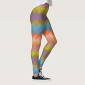 Colorful Modern Geometric Pattern #37 Leggings (Rechts)