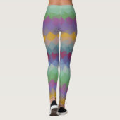 Colorful Modern Geometric Pattern #39 Leggings (Achterkant)