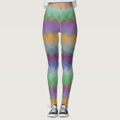 Colorful Modern Geometric Pattern #39 Leggings (Voorkant)