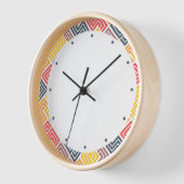 Colorful Modern Geometric Pattern Square (Hoek)