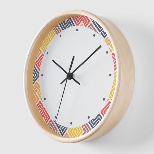 Colorful Modern Geometric Pattern Square (Hoek)