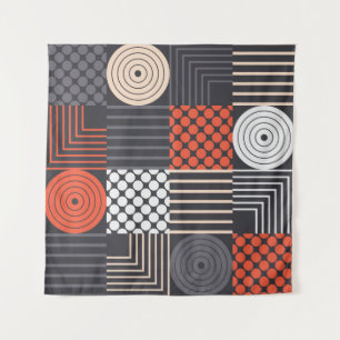 Colorful modern geometrisch naadloos patroon wandkleed