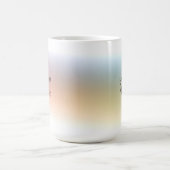 Colorful Modern Handgeschreven de Sjabloon van het Koffiemok (Center)