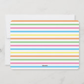 Colorful Modern Happy Paasfotokaart Feestdagenkaart (Achterkant)