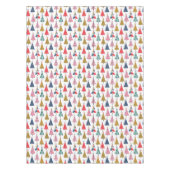 Colorful Modern Holiday Trees Pattern Tafelkleed (Voorkant)