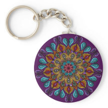 Colorful Modern Mandala Trippy Psychedelic Hippie