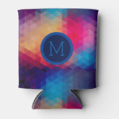 Colorful Modern Mosaic Geometric Pattern Blikjeskoeler (Voorkant)