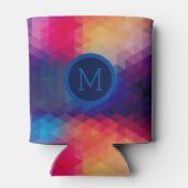 Colorful Modern Mosaic Geometric Pattern Blikjeskoeler (Achterkant)