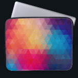 Colorful Modern Mosaic Geometric Pattern Laptop Sleeve<br><div class="desc">Moderne kleurrijke mozaïekpolygonale geometrische naadloze patronen. Als u om het even welke hulp nodig hebt die om het even welk van mijn design aanpassen,  contacteer de ontwerper ArtOnWear. Vrije tekst formatteren met levende hulp beschikbaar door verzoek.</div>