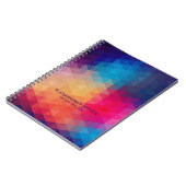 Colorful Modern Mosaic Geometric Pattern Notitieboek (Linkerzijde)