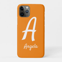 Colorful modern personalize initiaal name monogram Case-Mate iPhone case
