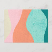 Colorful Modern Postcards Briefkaart (Voorkant)