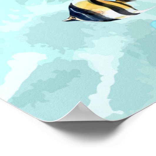 Colorful Modern Protect Marine Life Quote Poster (Hoek)