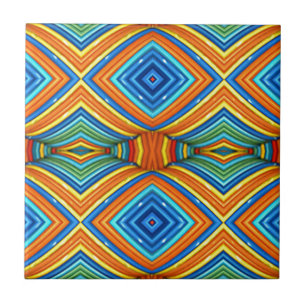 Colorful Modern Southwest Pattern Tegeltje