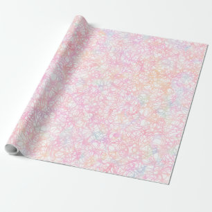 Colorful Modern Strings - Pearl Pastel Cadeaupapier