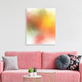 Colorful Modern Trendy Abstract Art Red Yellow Canvas Afdruk (Insitu (Woonkamer))