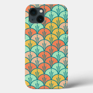 Colorful Modern Trendy Geometric Fish Scale Case-Mate iPhone Case