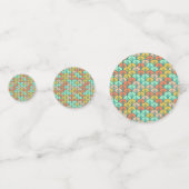 Colorful Modern Trendy Geometric Fish Scale Confetti (Voorkanten)