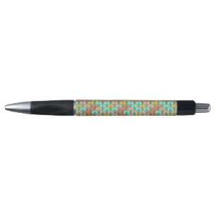 Colorful Modern Trendy Geometric Fish Scale Pen