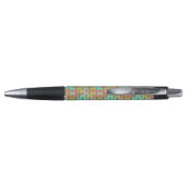Colorful Modern Trendy Geometric Fish Scale Pen (Achterkant)