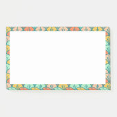 Colorful Modern Trendy Geometric Fish Scale Post-it® Notes (Voorkant)
