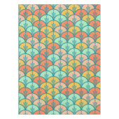 Colorful Modern Trendy Geometric Fish Scale Tafelkleed (Voorkant)