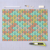 Colorful Modern Trendy Geometric Fish Scale Tissuepapier (Craft)