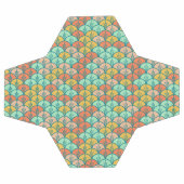 Colorful Modern Trendy Geometric Fish Scale Voetbal (Enkel)