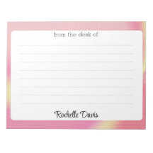 Colorful Modern Trendy Gradiënt van het bureau van