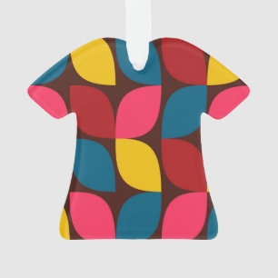 Colorful, modern, trendy, urban flower abstractie ornament