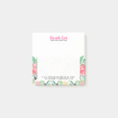 Colorful Modern Waterverven Flowers Post-it® Notes (Voorkant)