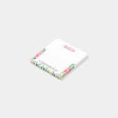 Colorful Modern Waterverven Flowers Post-it® Notes (Schuin)