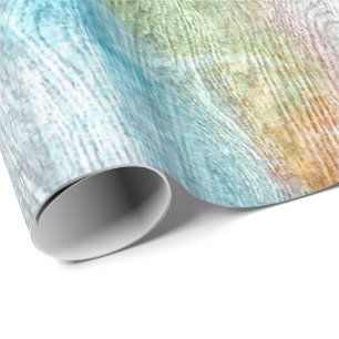 Colorful Modern Wood Grain Background #10 Cadeaupapier
