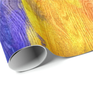 Colorful Modern Wood Grain Background #27 Cadeaupapier