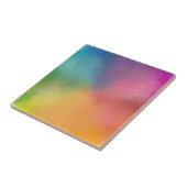 Colorful Moderne Abstracte Art Elegant Sjabloon Tegeltje (Zijkant)